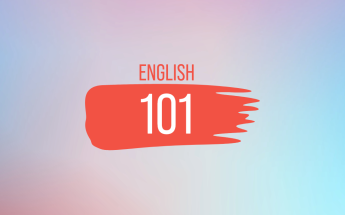 English 101 banner