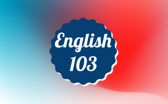 English 103 Banner
