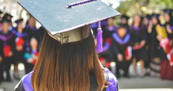 woman in graduation cap