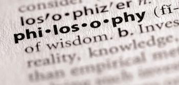 Philosophy word on dictionary