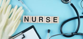 Gloves, clipboard, nurse word