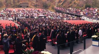 Students at a Graduation Ceremony
