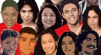 Poster for the Voices staged reading series