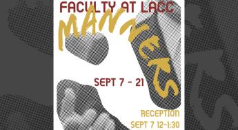 Poster for the Manners Art Show