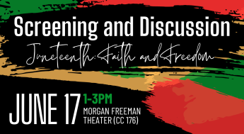 Juneteenth screening graphic