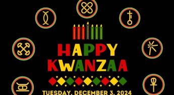 Kwanzaa celebration graphic