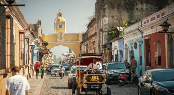 Street in Antigua, Guatemala