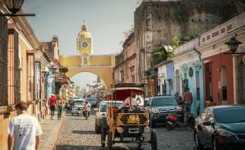 Street in Antigua, Guatemala