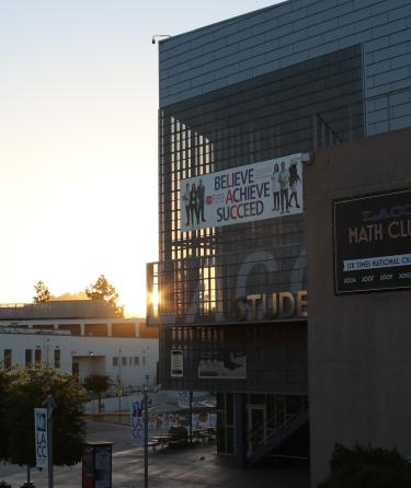 Student Services Building Sunset