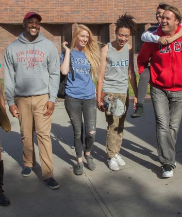 Group of Students Walking