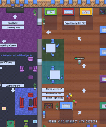EDWE Metaverse_welcome center