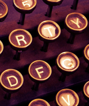 Vintage typewriter 