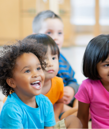 Children listening to storytime