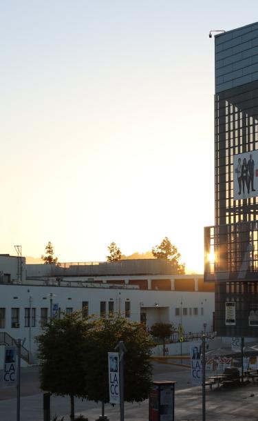 Student Services Building Sunset