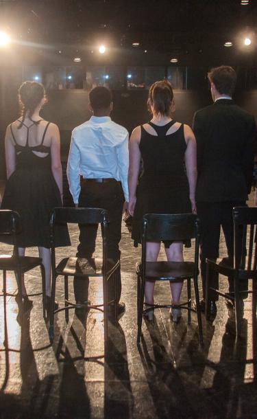 Drama Club Students on Stage 