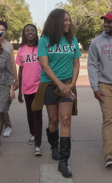Students Chatting Around Campus