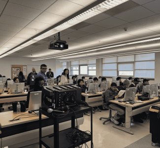 Students in computer lab 3