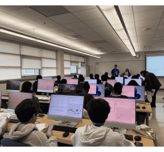 Students in computer lab
