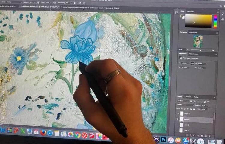 copying the print
