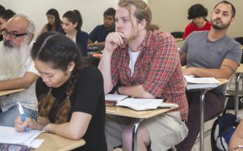 Students Taking Notes in Class