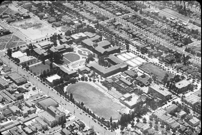 The Original LACC Campus as Seen from Above