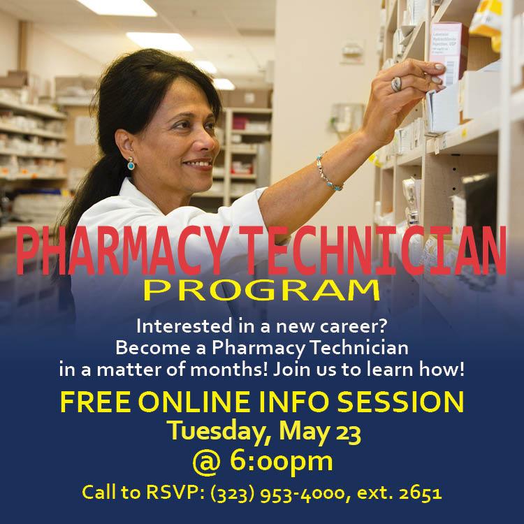 Pharmacy Technician Information Session May 23rd