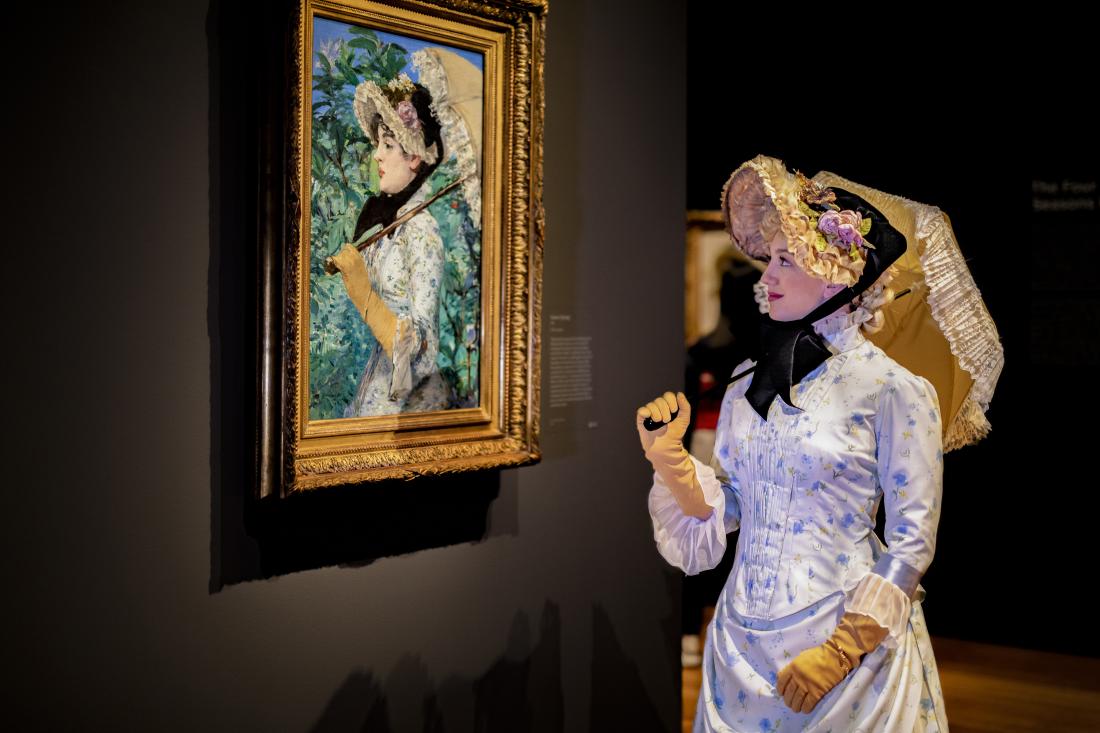 Reproduction of costume in Manet's Jeanne (Spring) 1881