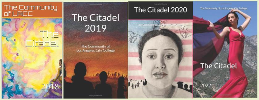 Previous covers of the Citadel Literary Magazine