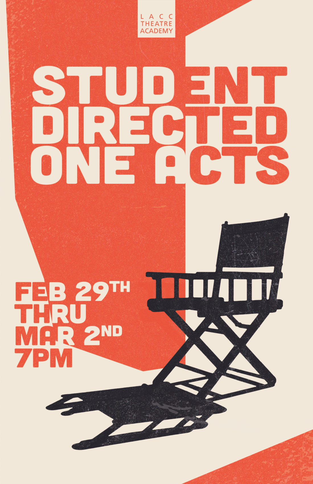 Student Directed One Acts, February 29th - March 2nd at 7pm 