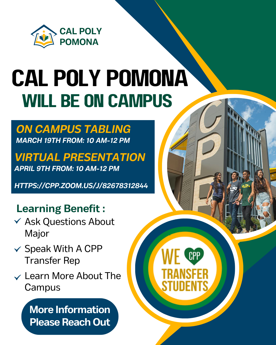 Flyer promoting CPP Virtual workshop happening on April 9th from 10:00am-12:00pm, link included on flyer.