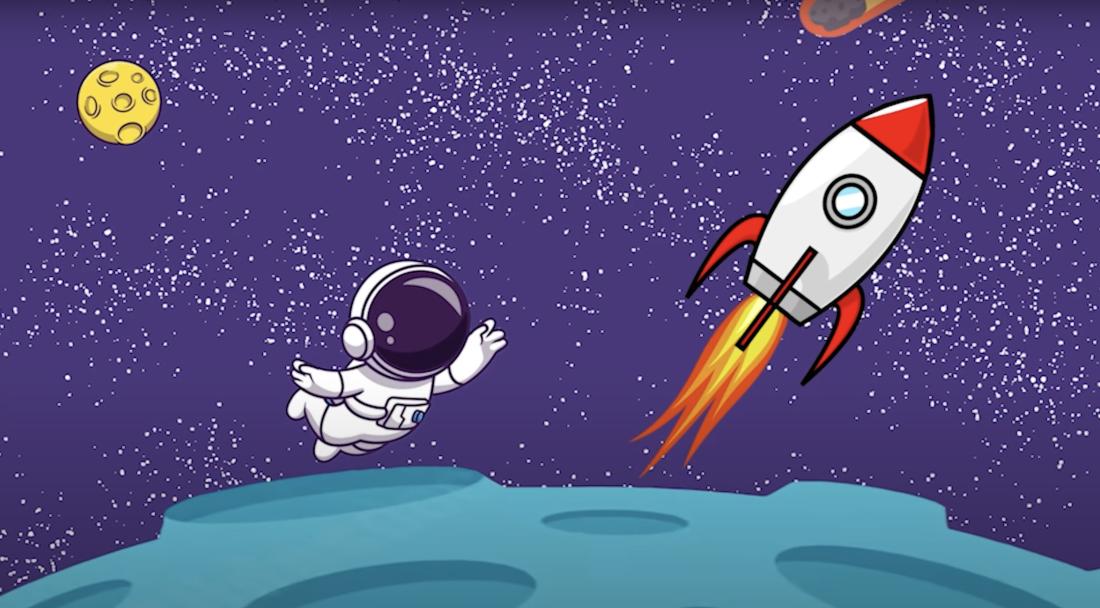 space animation screen shot