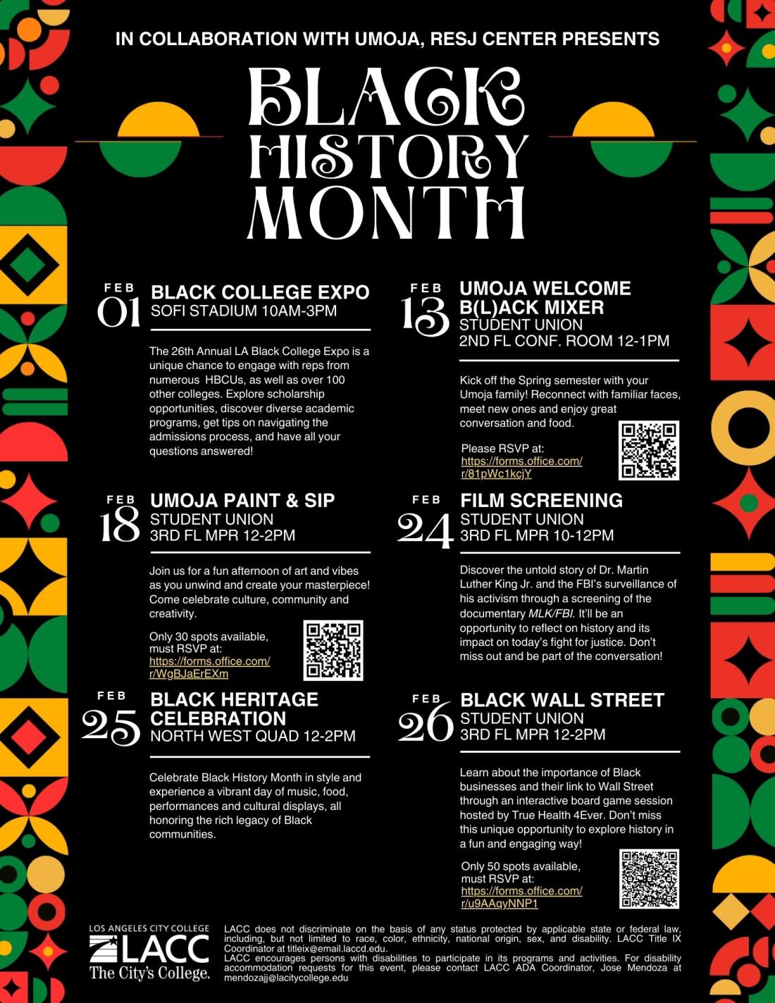 Black History Month Events