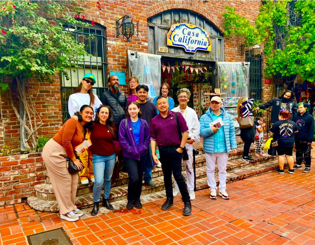 Spanish Club at La Placita Olvera, Los Angeles