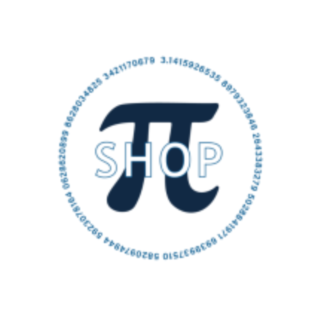 Pi Shop Logo in a circle