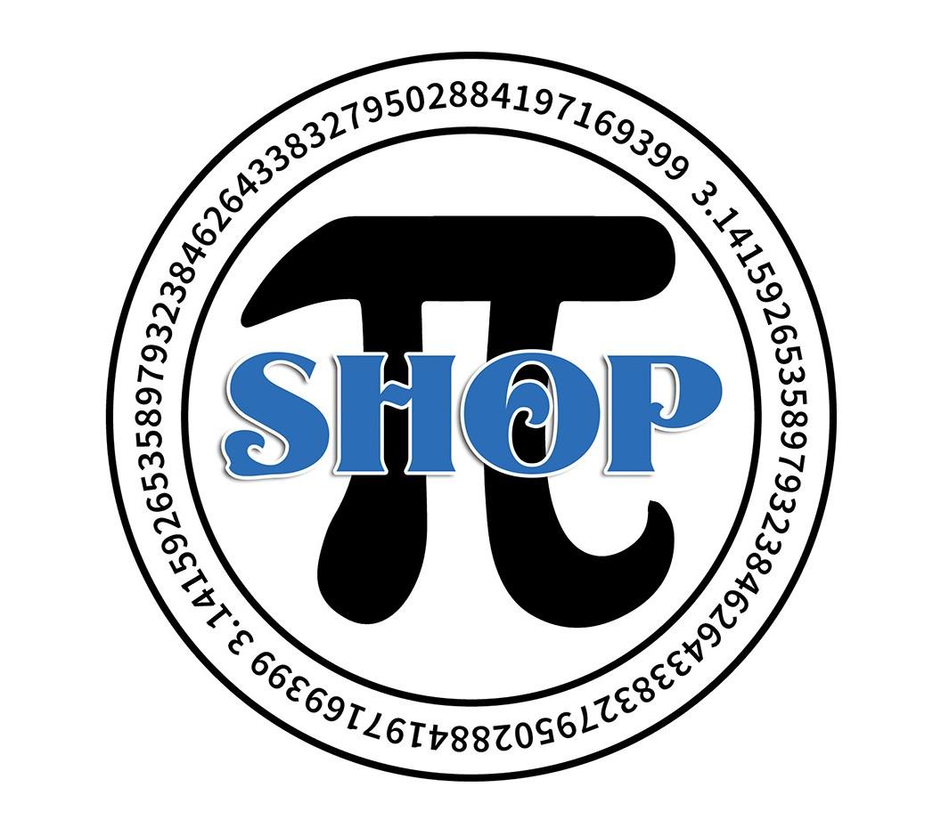 Pi Shop Logo in a circle