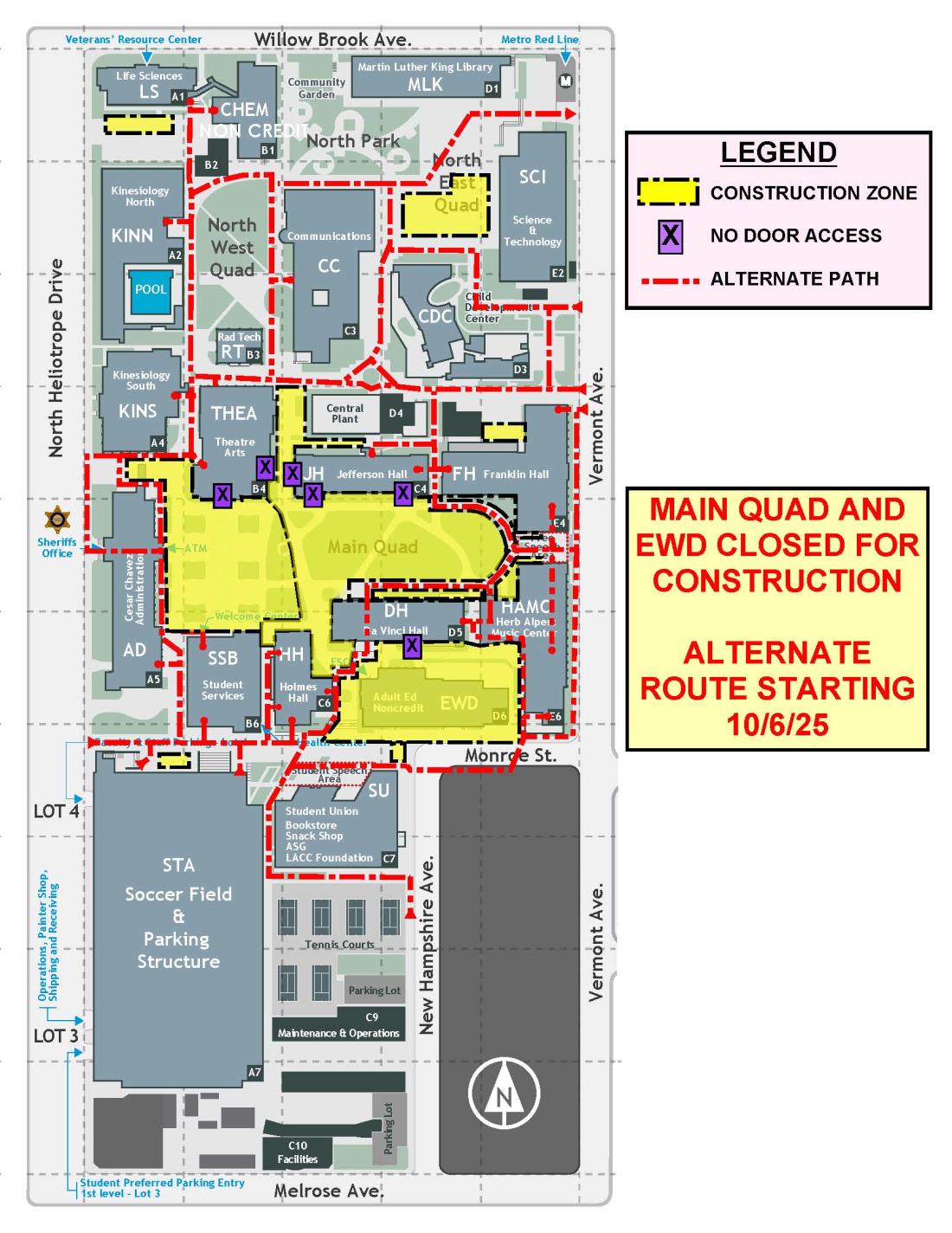 Campus Construction Map