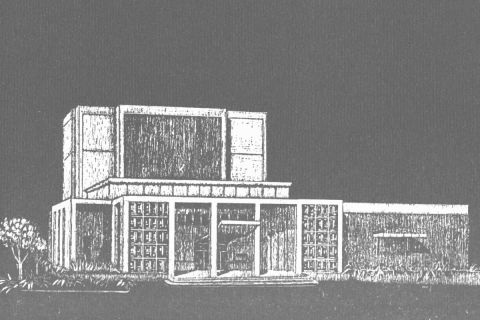 Theatre Arts Building Sketch