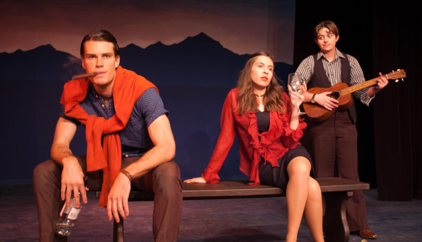 Actors at picnic