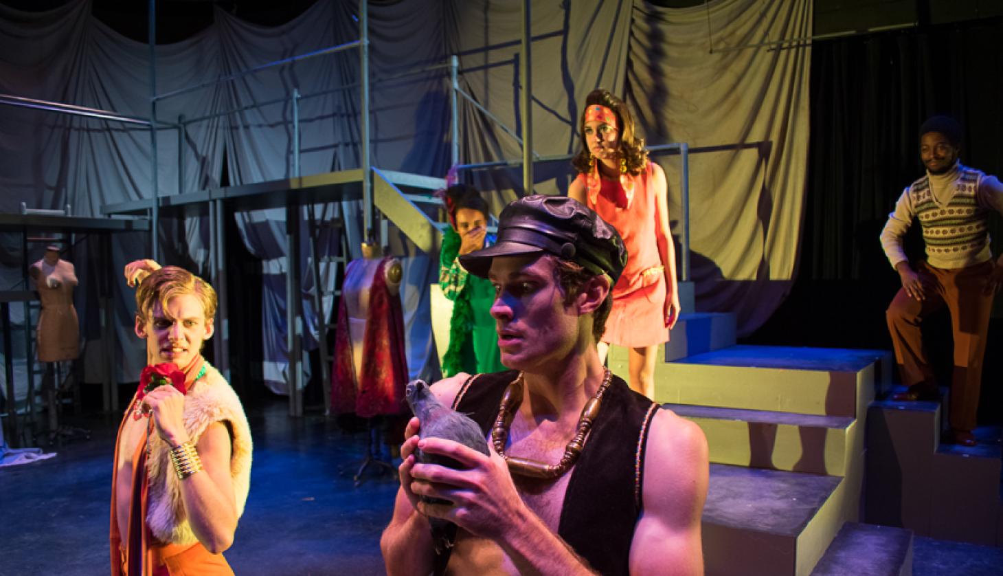 People Acting in a Theater Play