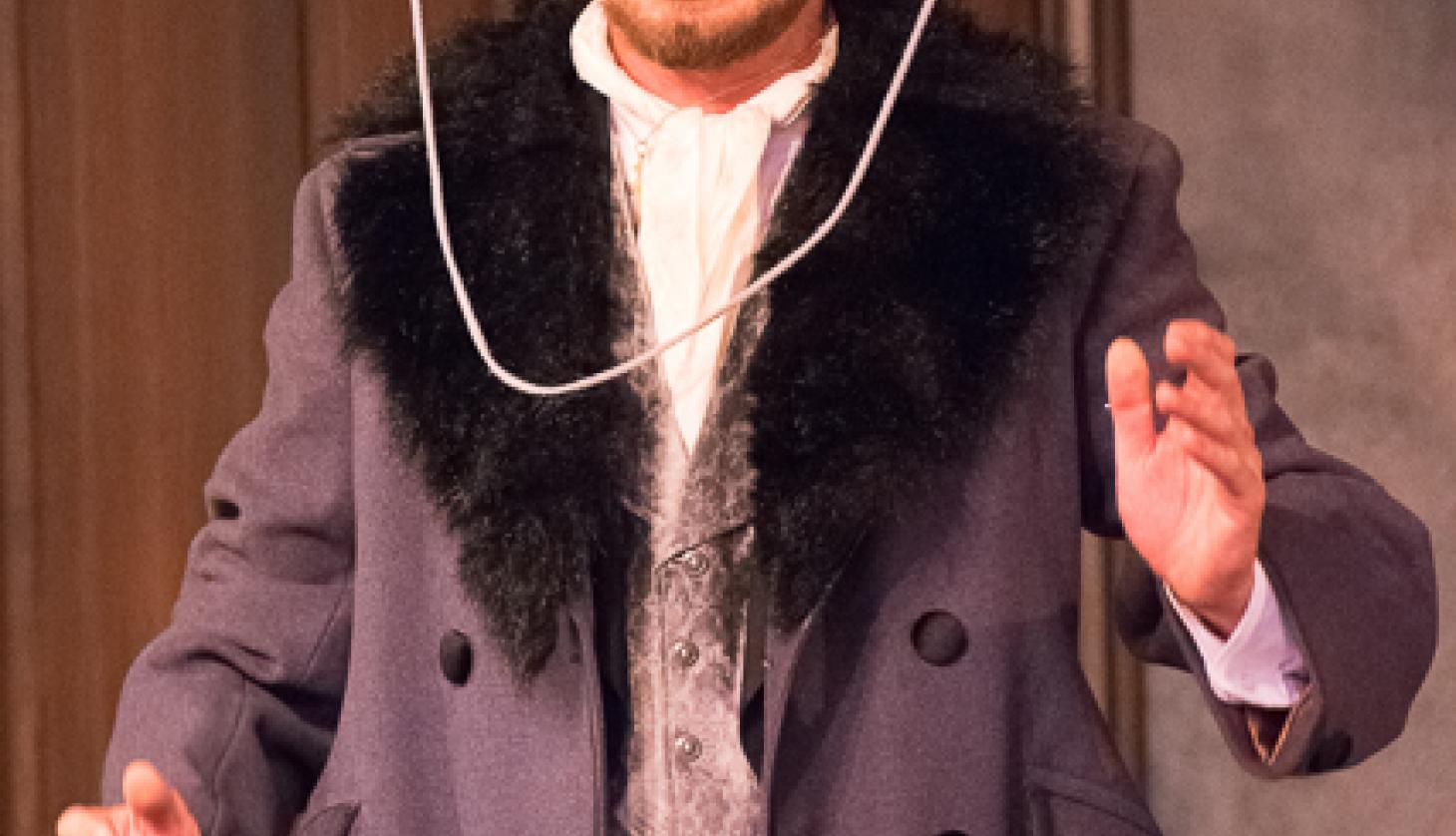 Actor Wearing Hatbox