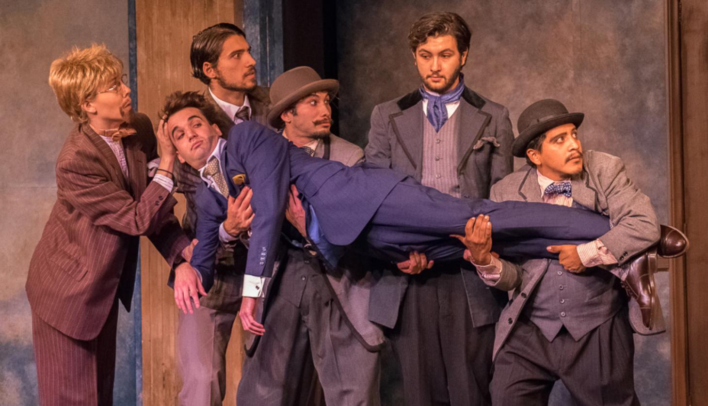 Townspeople Carrying Inspector