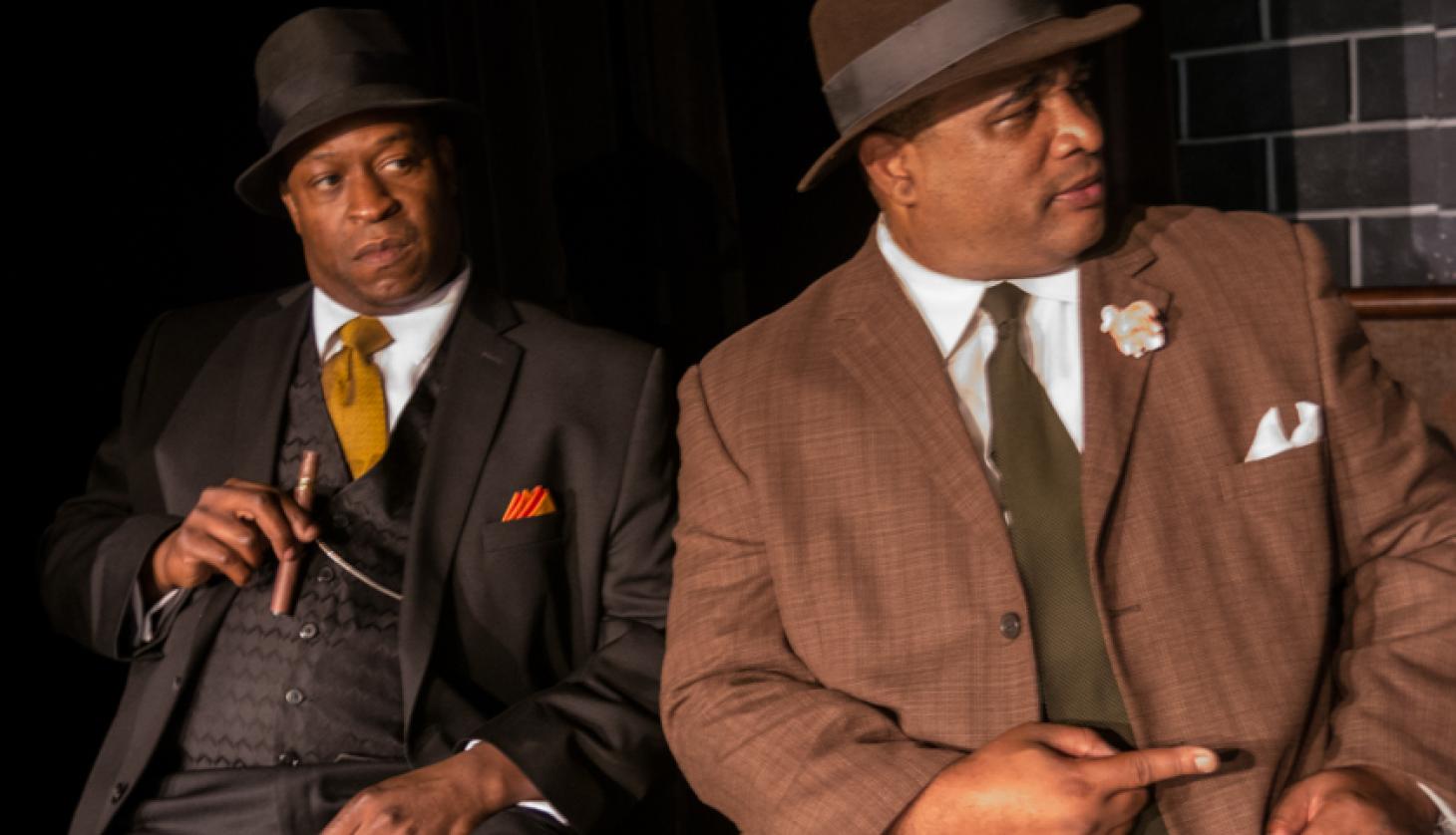 Gentlemen Watching Something