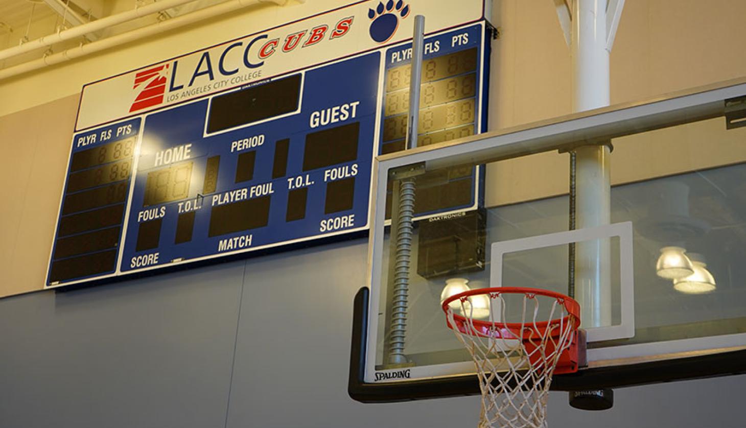 LACC Kinn Baskeball Scoreboard