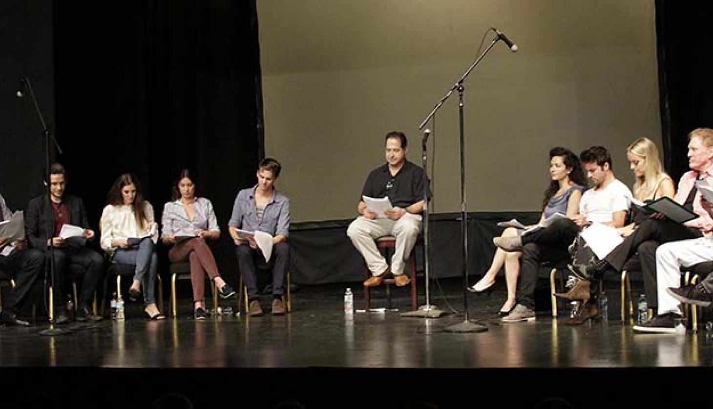 Members of the Back to School Event on stage