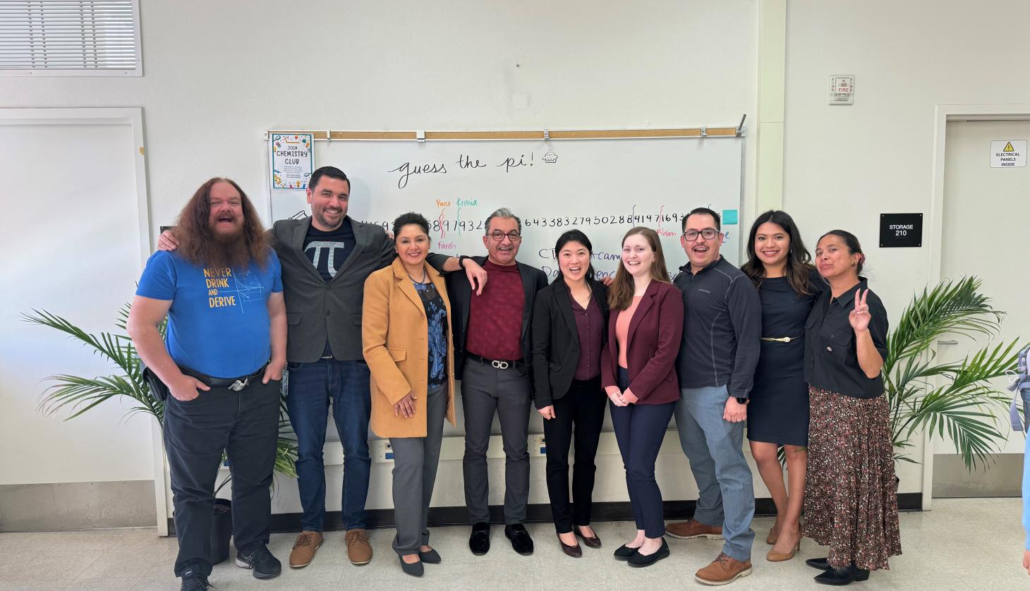 Image of Math Faculty and STEM Counseling and MESA