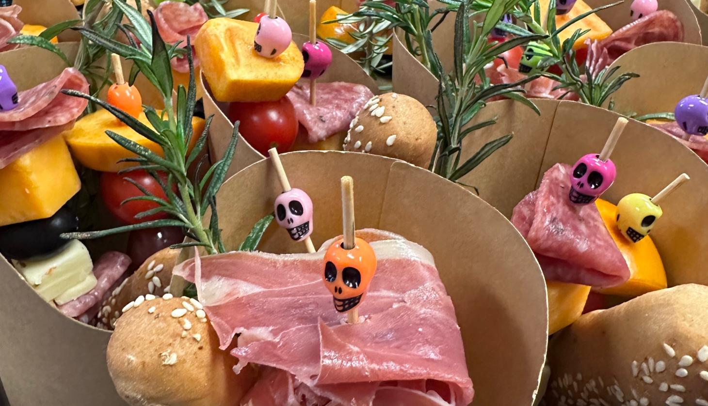Halloween Charcuterie Cups