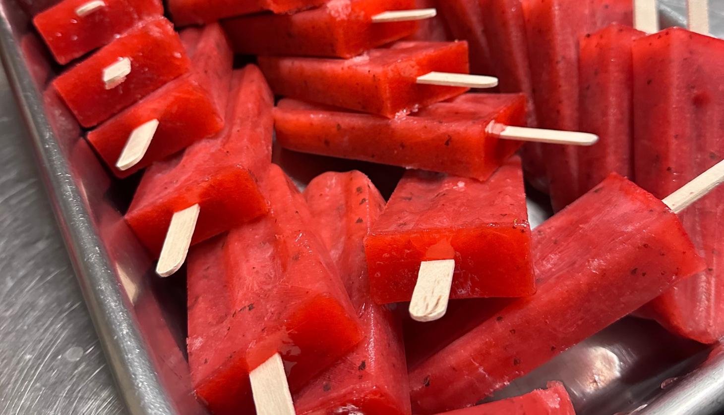 Red Fruit Popsicles